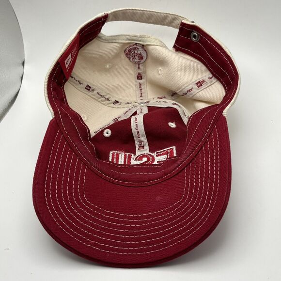 FSU Noles Florida State Seminole Adjustable Cap Garnet Cream Embroidered New Era - Picture 13 of 14